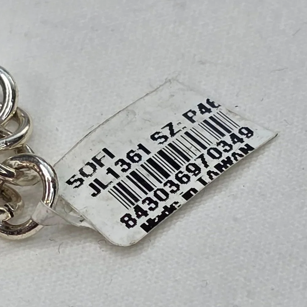 NWT Brighton Sofi Puffy Heart Silver-plated Crystal Necklace - Picture 10 of 12